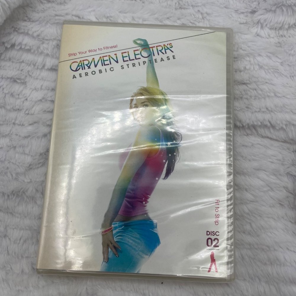 Carmen Electra Aerobic Striptease 5 DVD Set Vintage Workout Fitness Some Sealed - Picture 4 of 7